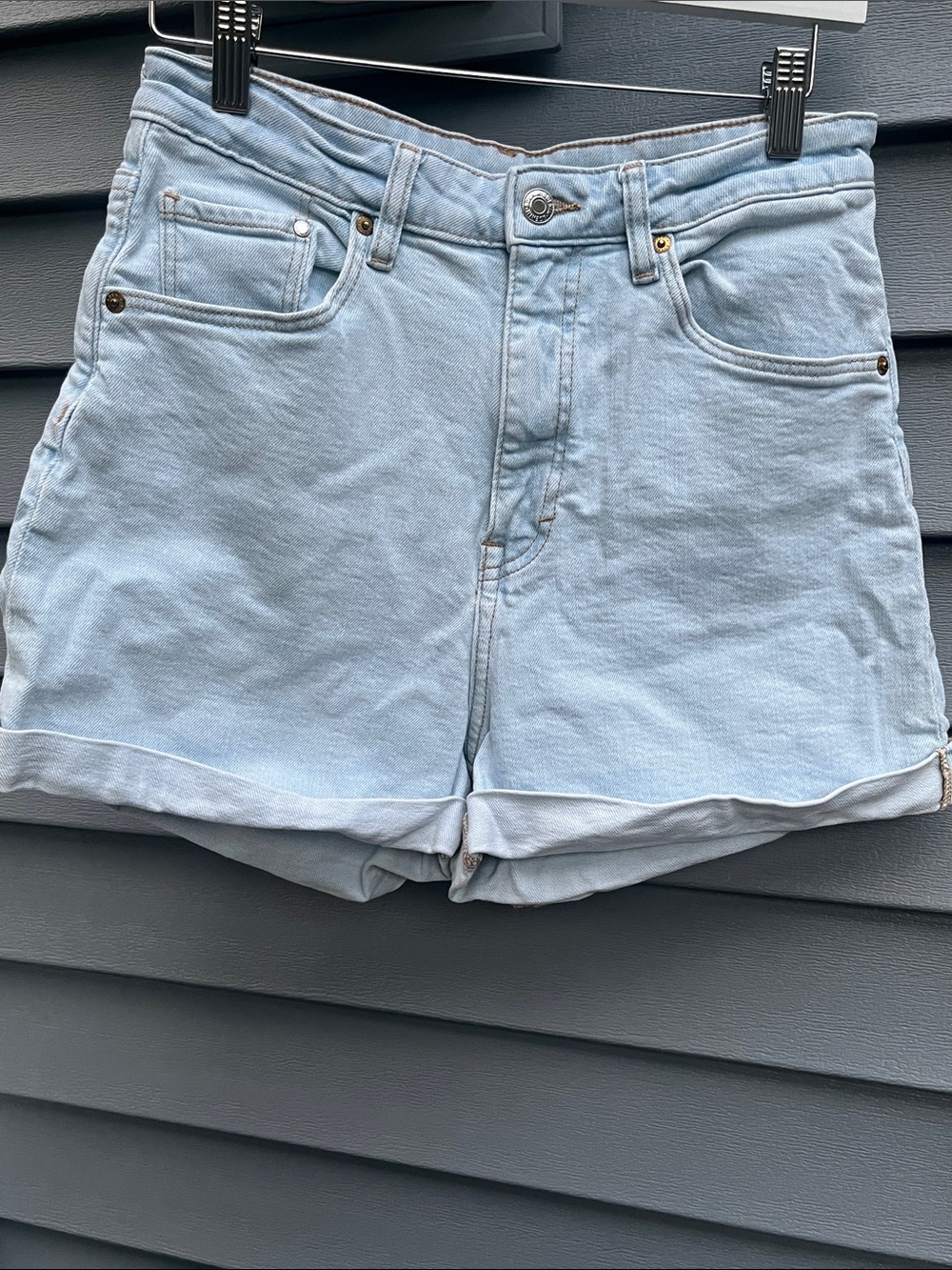 &Denim Mom Shorts